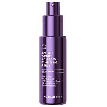 Сыворотка осветительная с азелаиновой кислотой Allies of Skin Azelaic & Kojic Advanced Clarifying Serum, 30 мл на KRKR.COM.UA