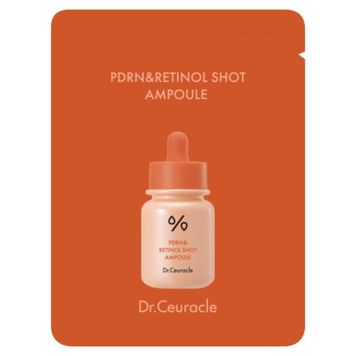 Антивікова сироватка з полінуклеотидами, ретинолом та спікулами Dr.Ceuracle PDRN & Retinol Shot Ampoule, 2 мл на KRKR.COM.UA