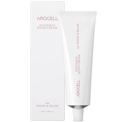 Уцінка Антивіковий крем для рук з глибоким зволоженням 01 Arocell Intensive Hand Cream 01 Peony&Blush, 50 мл на KRKR.COM.UA