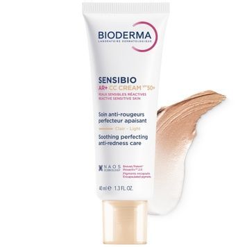 CC-крем для чутливої шкіри з розацеа Bioderma Sensibio AR+ CC Cream SPF 50+, 40 мл на KRKR.COM.UA