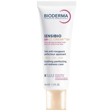 CC-крем для чувствительной кожи с розацеа Bioderma Sensibio AR+ CC Cream SPF 50+, 40 мл на KRKR.COM.UA