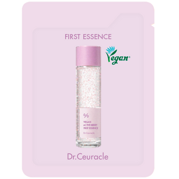 Стартова есенція з ресвератролом та екстрактом журавлини Dr.Ceuracle Vegan Active Berry First Essence, 2 мл, тестер на KRKR.COM.UA