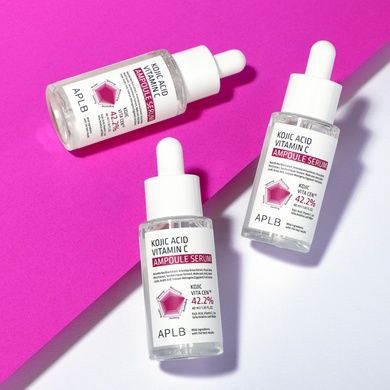 Ампульная сыворотка против пигментации с койевой кислотой и витамином C APLB Kojic Acid Vitamin C Ampoule Serum, 40 мл на KRKR.COM.UA