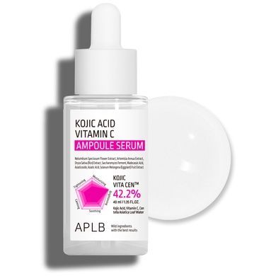 Ампульная сыворотка против пигментации с койевой кислотой и витамином C APLB Kojic Acid Vitamin C Ampoule Serum, 40 мл на KRKR.COM.UA