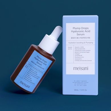 Сыворотка с гиалуроновой кислотой Meisani PLUMP DROPS HYALURONIC ACID SERUM, 30 мл на KRKR.COM.UA