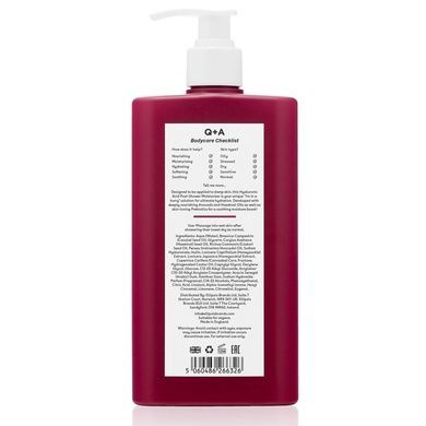 Средство с гиалуроновой кислотой для интенсивного увлажнения тела Q+A Hyaluronic Acid Post-Shower Moisturiser, 250 мл на KRKR.COM.UA