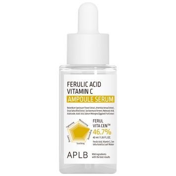 Ампульная сыворотка для осветления кожи с феруловой кислотой и витамином C APLB Ferulic Acid Vitamin C Ampoule Serum, 40 мл на KRKR.COM.UA