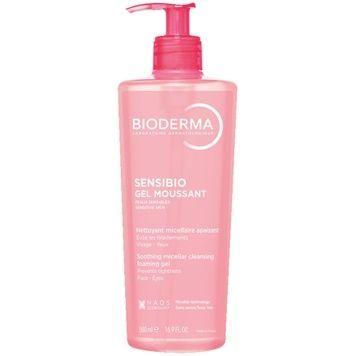 Очищувальний гель Bioderma Sensibio Cleansing Foaming Gel, 500 мл на KRKR.COM.UA