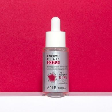 Уцінка Сироватка для зміцнення шкіри з екзосомами та колагеном APLB Exosome Collagen EX Serum, 40 мл на KRKR.COM.UA