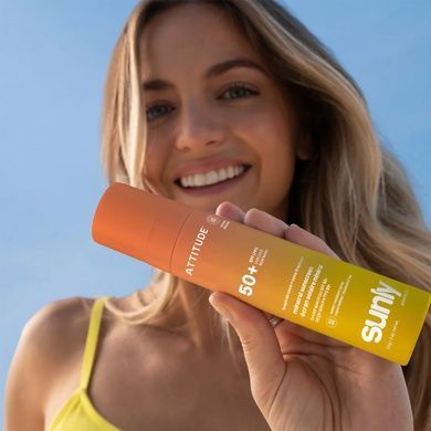 Мінеральний сонцезахисний спрей для обличчя та тіла "Кокос" Attitude Lightweight Mineral Lotion SPF50 Tropical Coco, 75 мл на KRKR.COM.UA