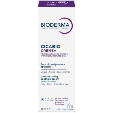 Ультравідновлювальний заспокійливий крем Bioderma Cicabio Creme+ Ultra-Repairing Soothing Cream, 40 мл на KRKR.COM.UA