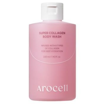 Зволожувальний гель для душу з колагеном Arocell Super Collagen Body Wash, 220 мл на KRKR.COM.UA