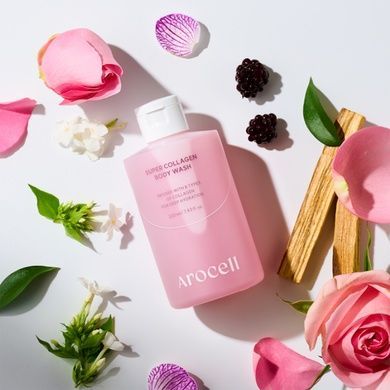 Увлажняющий гель для душа с коллагеном Arocell Super Collagen Body Wash, 220 мл на KRKR.COM.UA