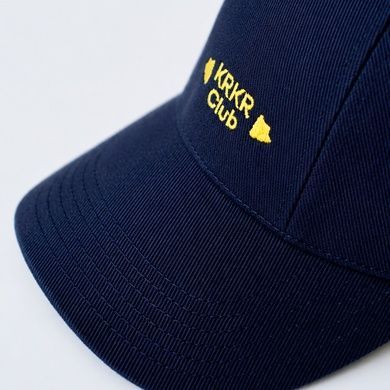 Кепка синя KRKR club, 1 шт на KRKR.COM.UA