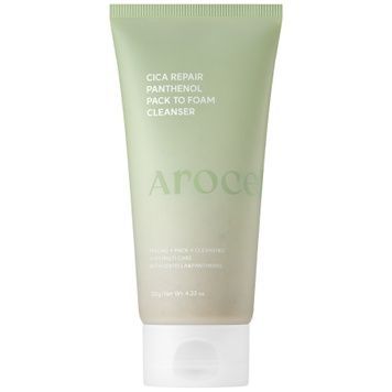 Очищувальна маска-пінка з центелою та пантенолом Arocell Cica Repair Panthenol Pack-to-Foam Cleanser, 120 г на KRKR.COM.UA