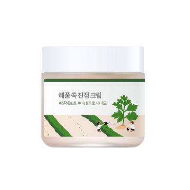 Успокаивающий крем с морской полынью ROUND LAB Mugwort Calming Cream, 80 мл Купить в Украине