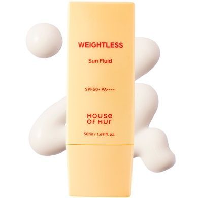 Уценка Легкий солнцезащитный флюид для лица SPF50+ PA++++ House of Hur Weightless Sun Fluid, 50 мл на KRKR.COM.UA