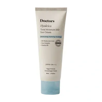 Doctors Hyalcica Total Moisture 10 D Sun Cream SPF 50+