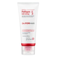 Шампунь для зміцнення та відновлення зрілого волосся Dr.FORHAIR Folligen Cell Energy, Мініатюра 100мл Купити в Україні