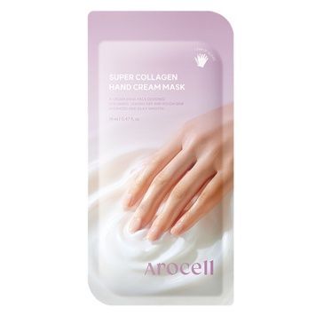 Зволожувальна маска-рукавички для рук з колагеном Arocell Collagen Hand Cream Mask, 14 мл на KRKR.COM.UA