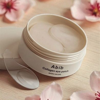 Гідрогелеві патчі з колагеном та трояндою Єрихону Abib Collagen Eye Patch Jericho Rose Jelly, 60 шт на KRKR.COM.UA