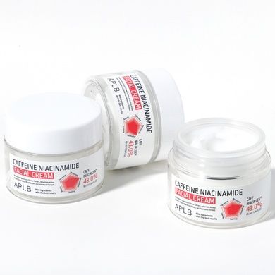 Крем для вирівнювання тону шкіри з кофеїном і ніацинамідом APLB Caffeine Niacinamide Facial Cream, 55 мл на KRKR.COM.UA