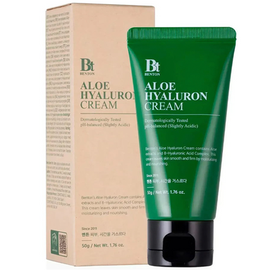 Крем с алоэ и гиалуроновым Комплексом Benton Aloe Hyaluron Cream, 50 г на KRKR.COM.UA