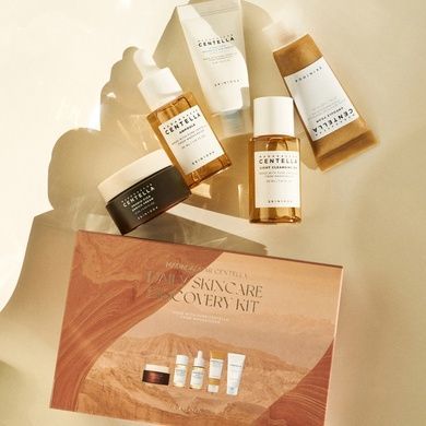 Набор миниатюр для ежедневного ухода с центеллой азиатской SKIN1004 Madagascar Centella Daily Skincare Discovery Kit, 5 в 1 на KRKR.COM.UA